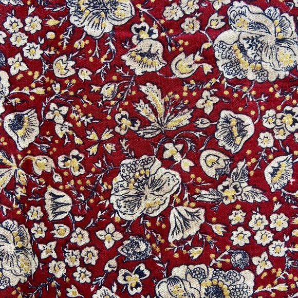 Norton McNaughton Vintage Red Floral Button Down Shirt - Picture 4 of 7